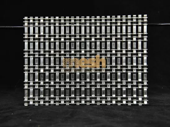 Accurate Laying of Architectural Woven Mesh: Ensuring a Flat and Even Fence
