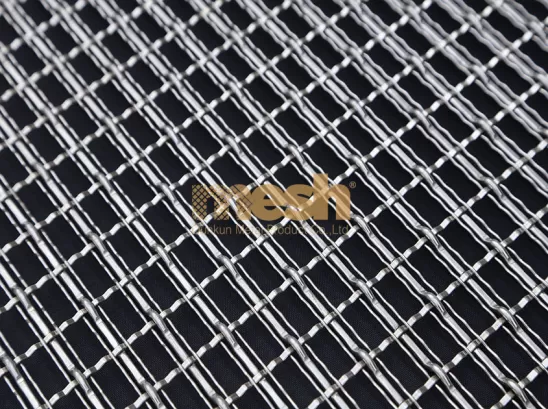Crimped Woven Mesh: Balancing Privacy and Airflow