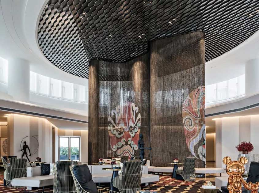 Architectural Aluminum Drapery: Dynamic, Lightweight, and Visually Striking