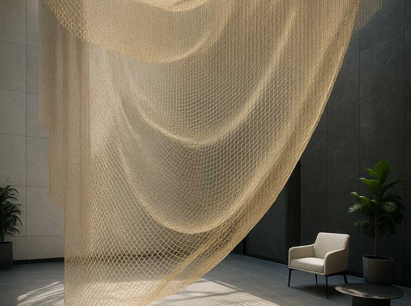 Architectural Aluminum Metal Drapes | Modern Facade Architectural Aluminum Metal Drapes | Modern Facade