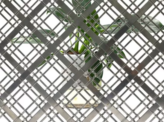 Metal Mesh Curtain Systems for Commercial Interiors
