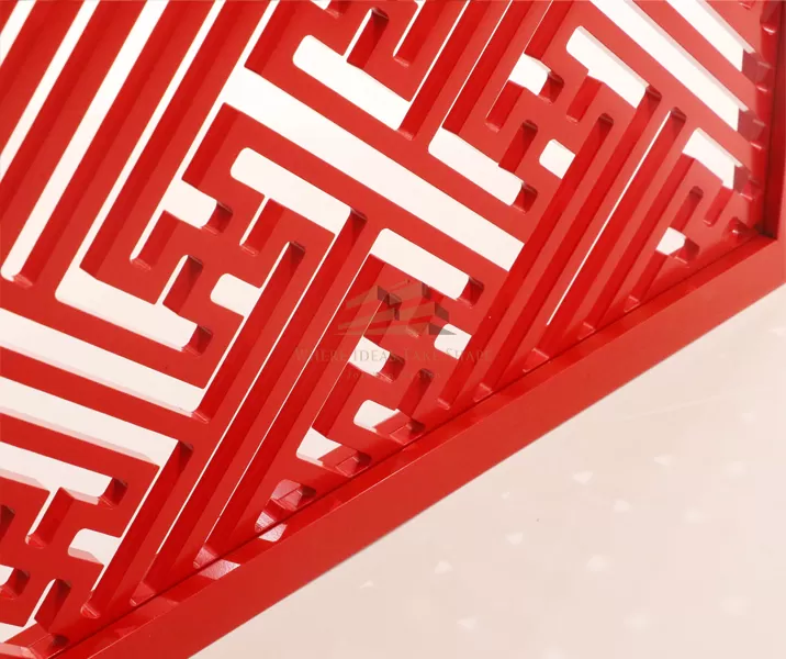 Stainless steel carved screen partition-03