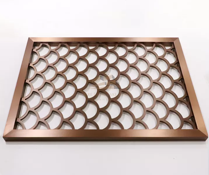 Stainless steel carved screen partition-07