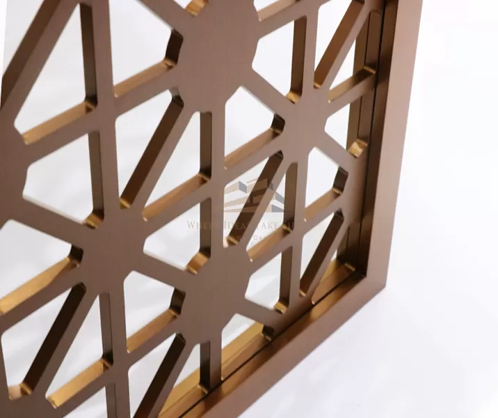 Stainless steel carved screen partition-08