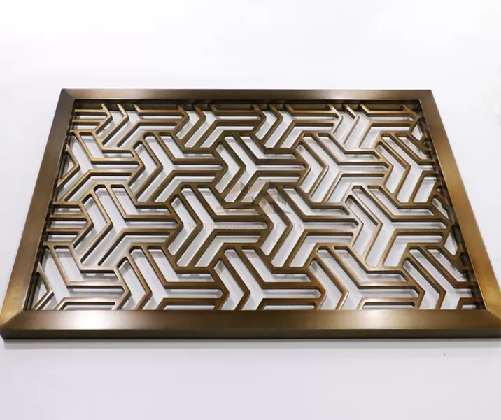 Stainless steel carved screen partition-09