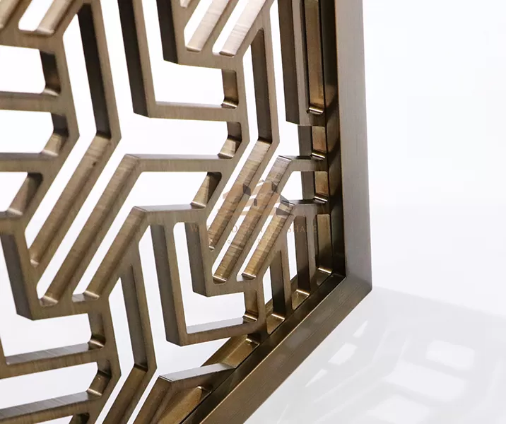 Stainless steel carved screen partition-09