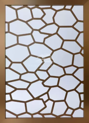Stainless steel carved screen partition-02