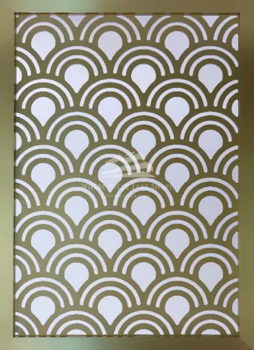 Stainless steel carved screen partition-04