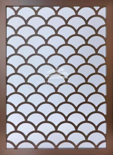 Stainless steel carved screen partition-07
