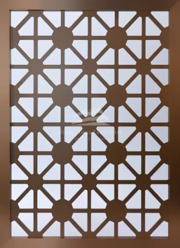 Stainless steel carved screen partition-08