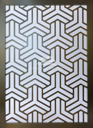 Stainless steel carved screen partition-09