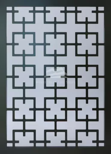 Stainless steel carved screen partition-10