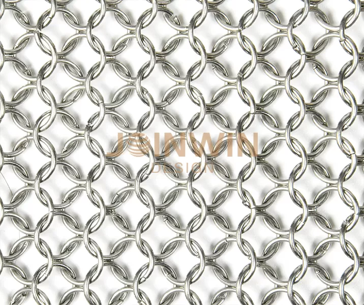 Ring Mesh Curtain Gold - QKRMC-02