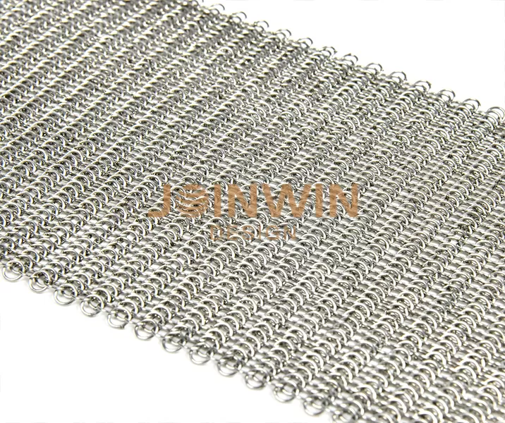 Ring Mesh Curtain Gold - QKRMC-07