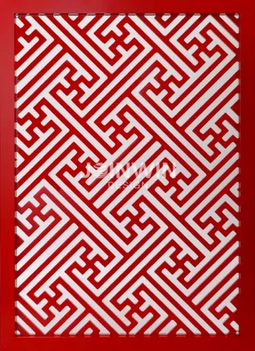 Stainless steel carved screen partition-03