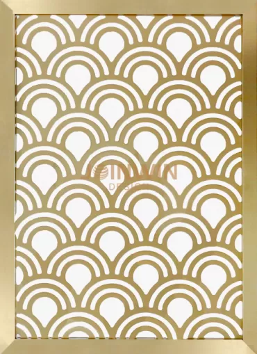 Stainless steel carved screen partition-04