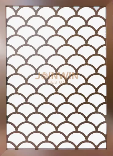 Stainless steel carved screen partition-07