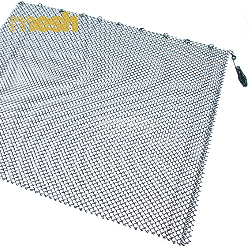 A Decorative Mesh Curtain for Modern Fireplaces - Metal Coil Drapery Fireplace Screen A Decorative Mesh Curtain for Modern Fireplaces - Metal Coil Drapery Fireplace Screen